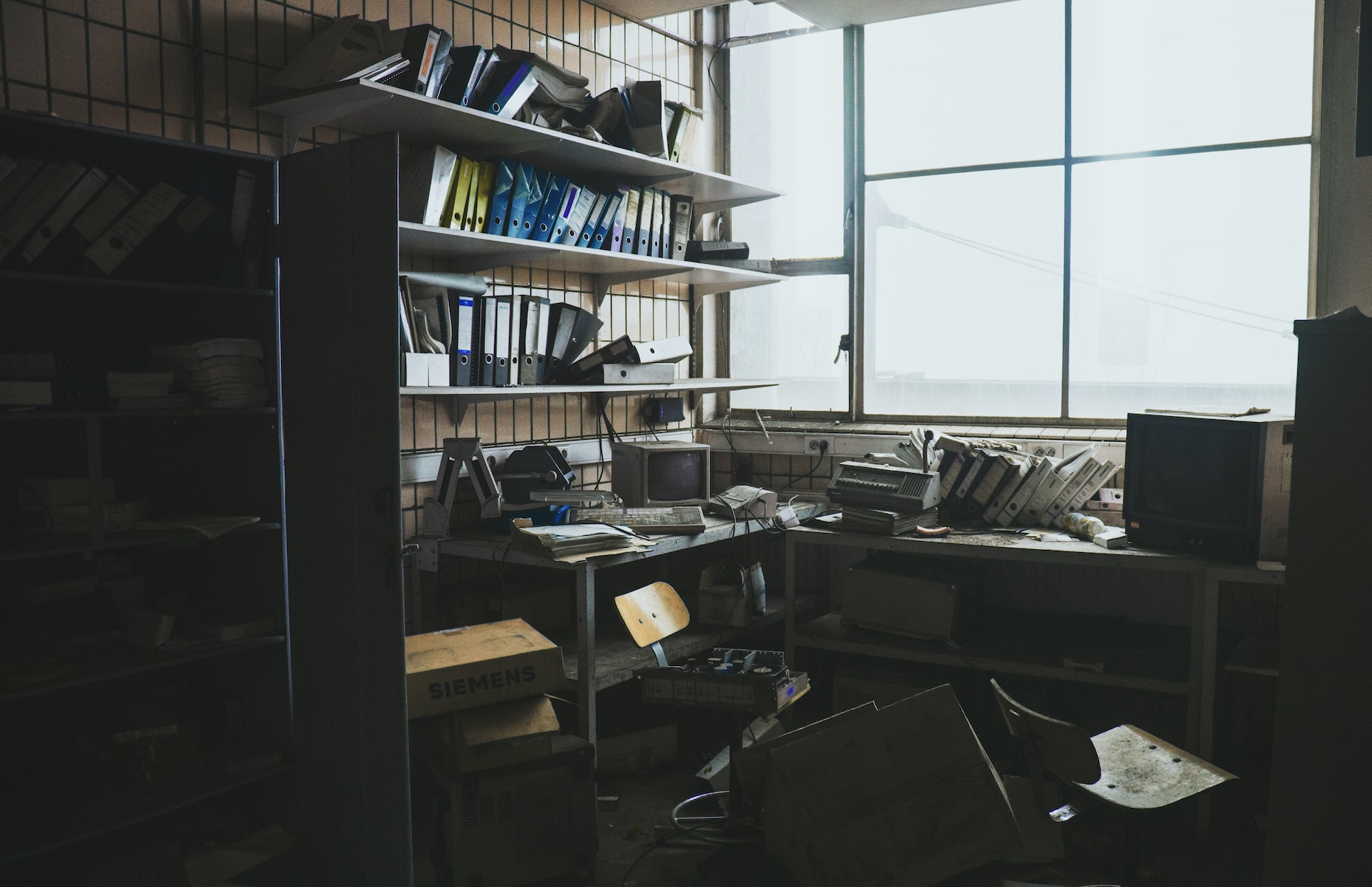Photo Of An Abandoned Workspace